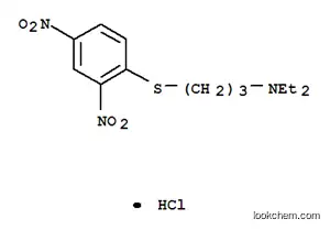 Molecular Structure of 7579-63-7 (3-[(2,4-dinitrophenyl)sulfanyl]-N,N-diethylpropan-1-amine)